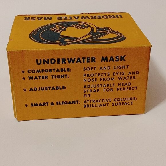 CARAVELLE Equalizer Mask Diving Underwater Mask Original Package 1960 SCUBA - Picture 11 of 15